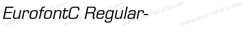 EurofontC Regular字体转换